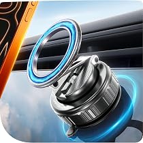 MRGLAS 2026 Upgraded 360° Rotation Vacuum Magnetic Phone Holder